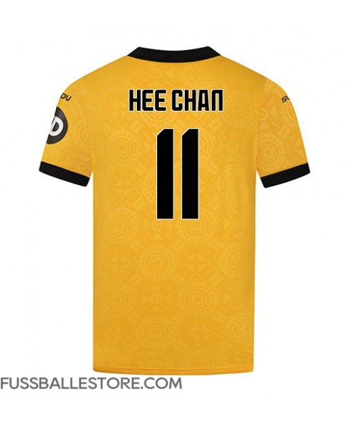 Günstige Wolves Hee-chan Hwang #11 Heimtrikot 2025-26 Kurzarm Günstige Wolves Hee-chan Hwang #11 Heimtrikot 2025-26 Kurzarm